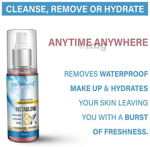 Aryanveda Micellar Makeup Remover Water - 100ml