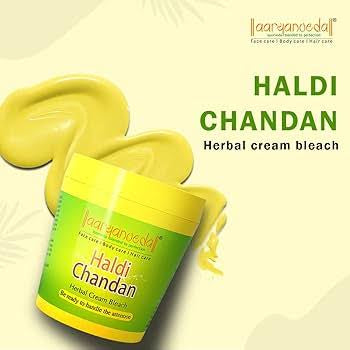 Aryanveda Haldi Chandan Bleach Cream - 250g