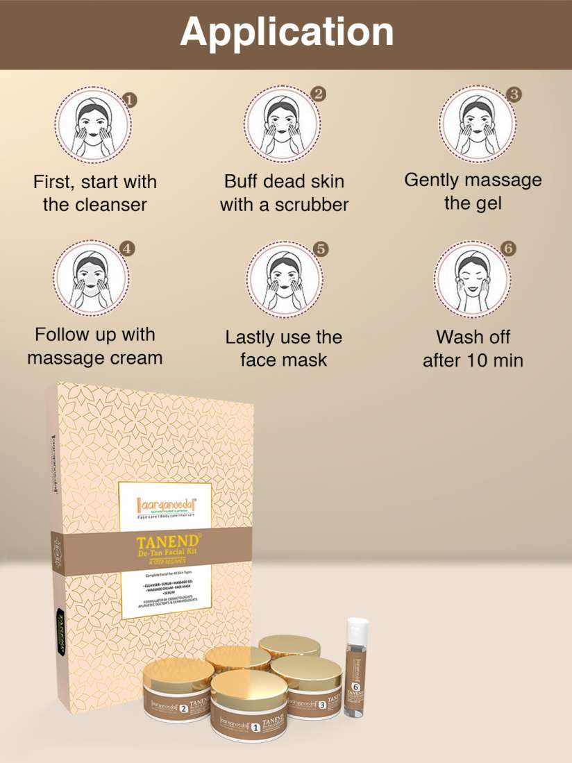 Aryanveda Anti-Tan Facial Kit - 260g