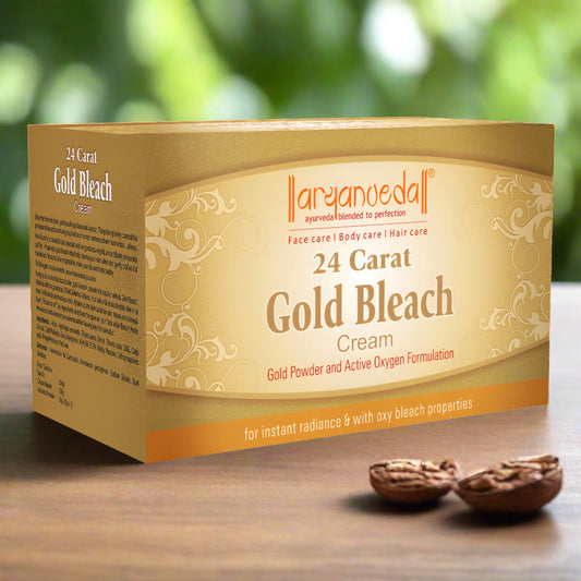 Aryanveda 24 Carat Gold Bleach Cream (250gm)