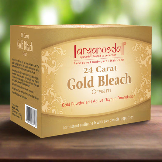 Aryanveda 24 Carat Gold Bleach Cream (450gm)
