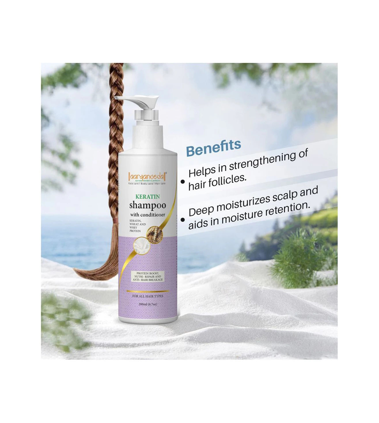 SkinEnergy Keratin Shampoo and Conditioner 200ml