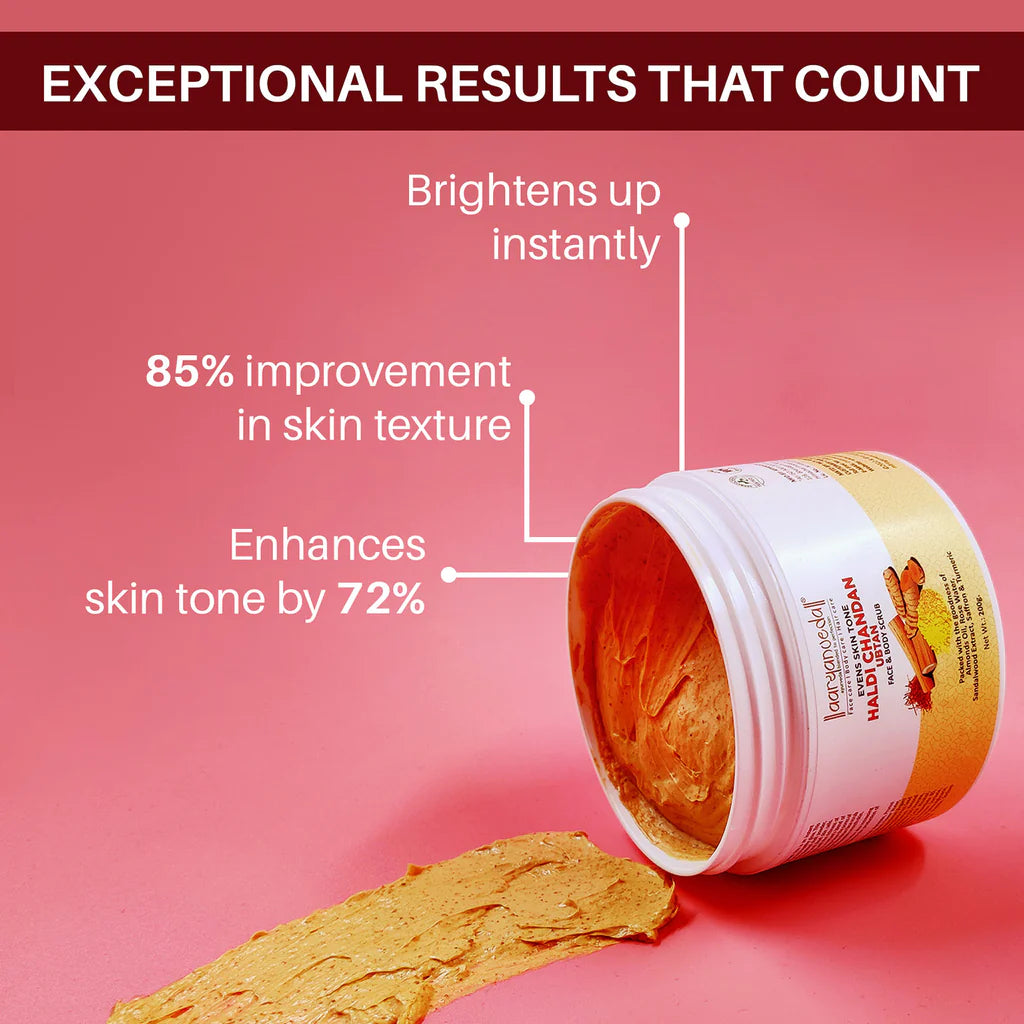 Aryanveda Haldi Chandan Ubtan Scrub - 200g