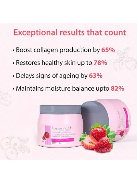 Aryanveda Strawberry & Cranberry Massage Cream - 400g