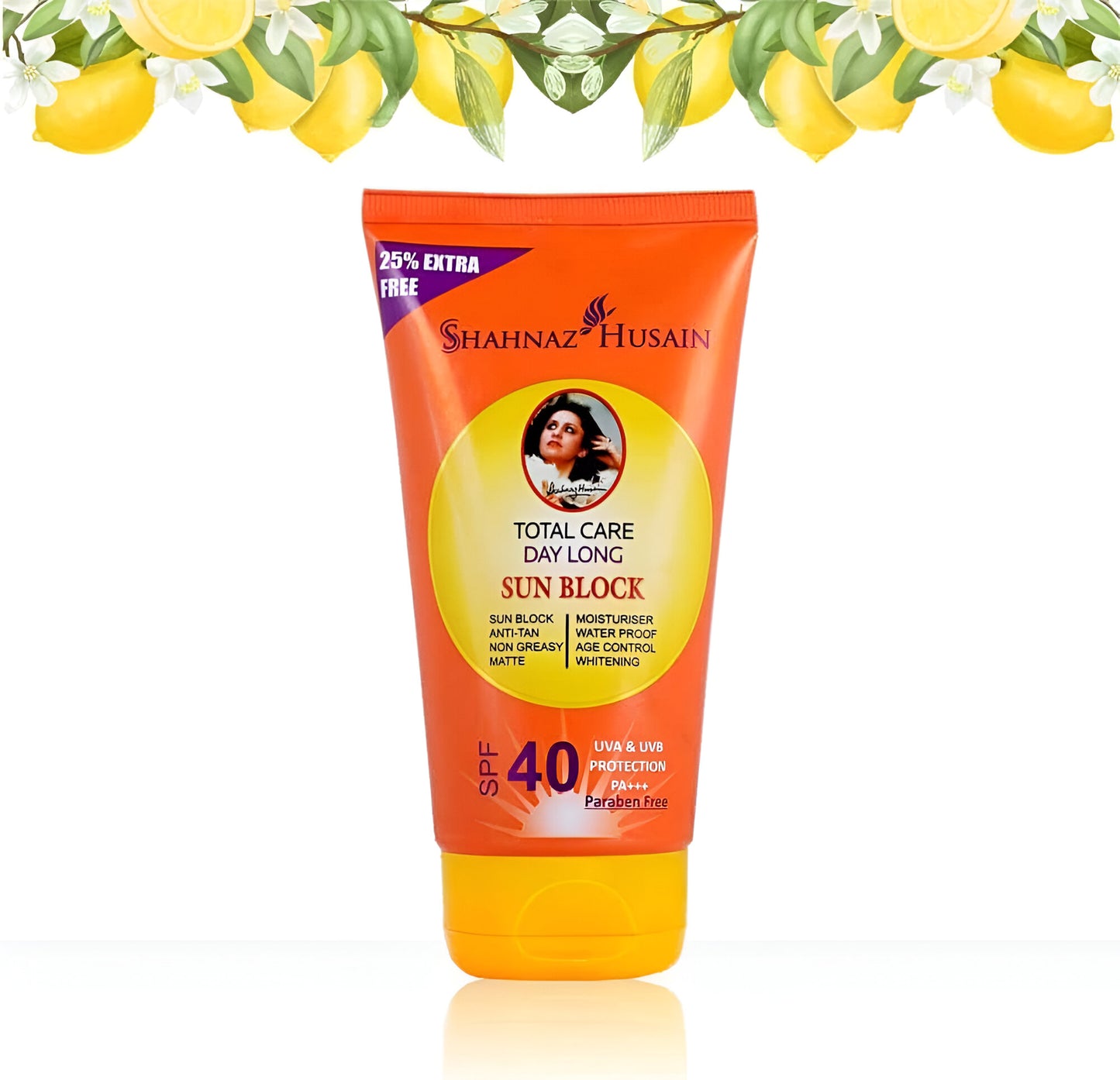 Shahnaz Husain Nano Sun Block SPF 40 - 80g