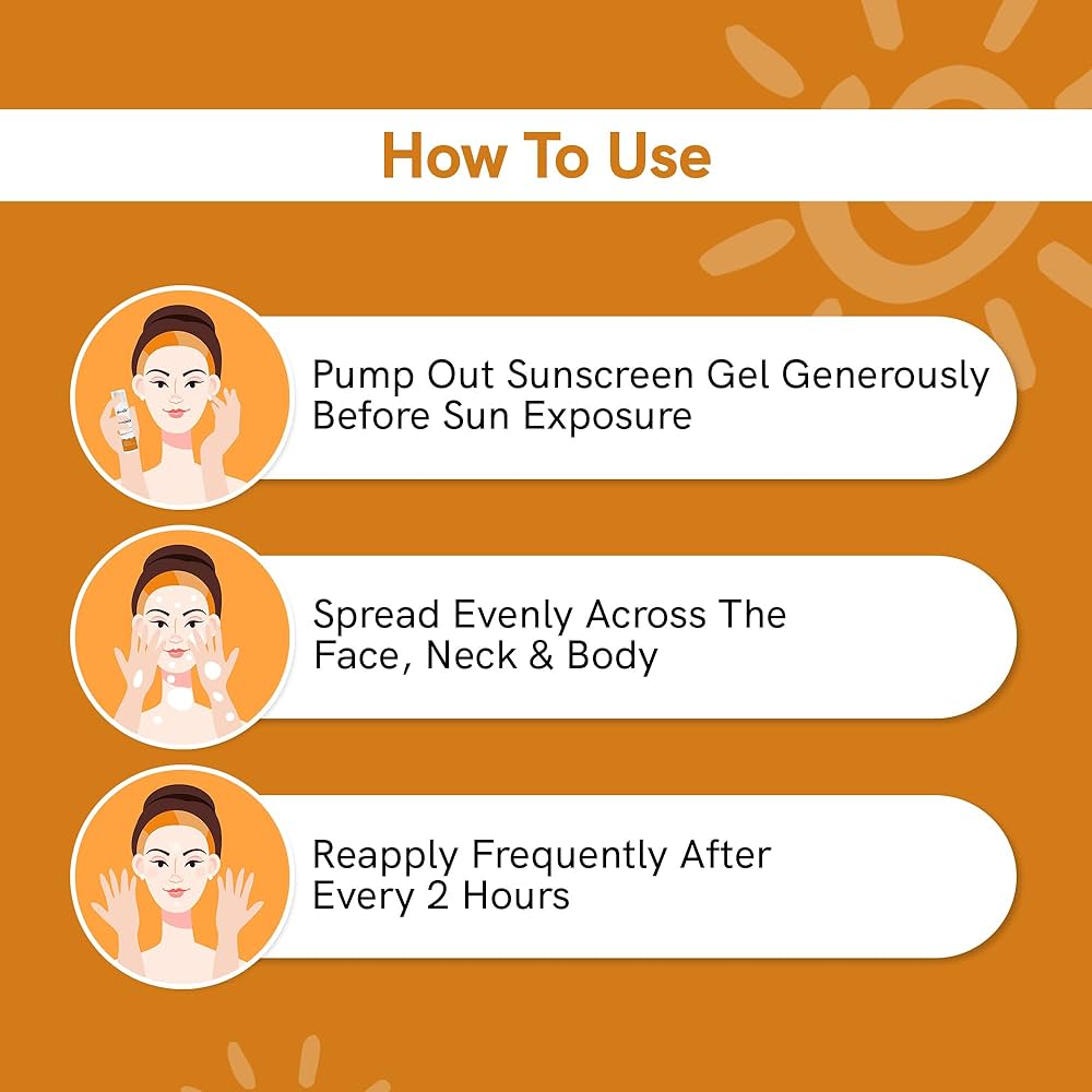 Aryanveda Glowelle Sunscreen Gel SPF 60 - 50ml