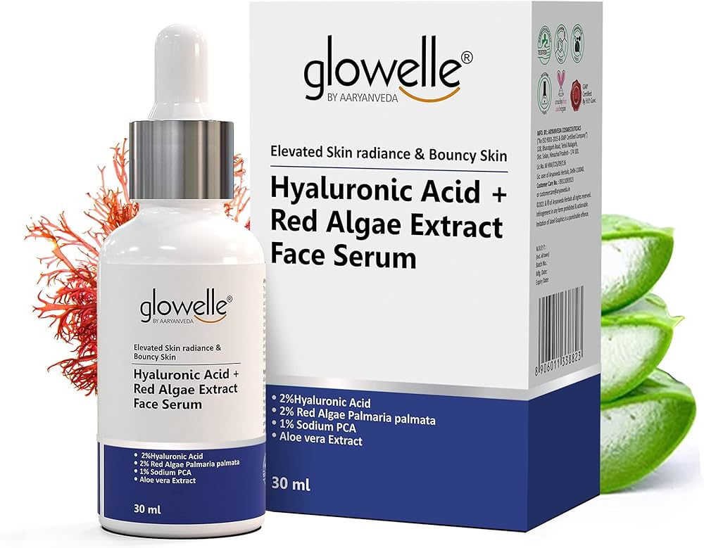 Aryanveda Glowelle Hyaluronic Glass Glow Face Serum - 30ml