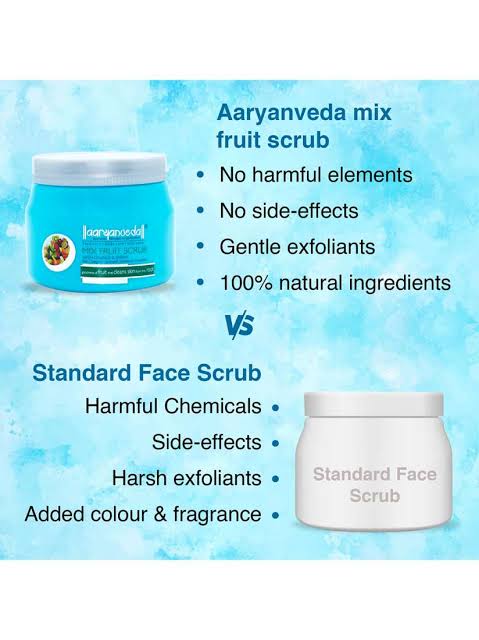 Aryanveda Mixed Fruit Scrub - 400g