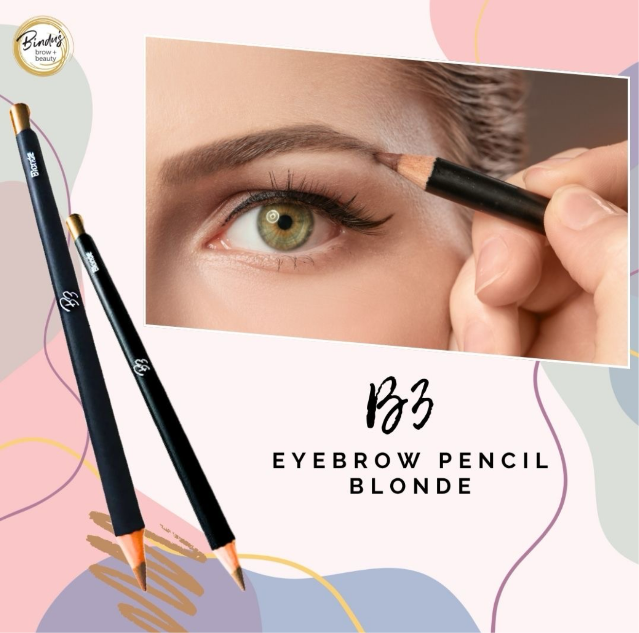 B3 Blonde Eyebrow Pencil - 1pc