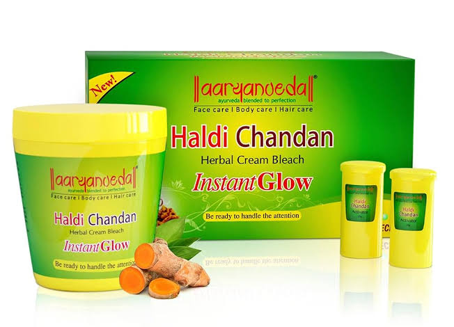 Aryanveda Haldi Chandan Bleach Cream - 250g