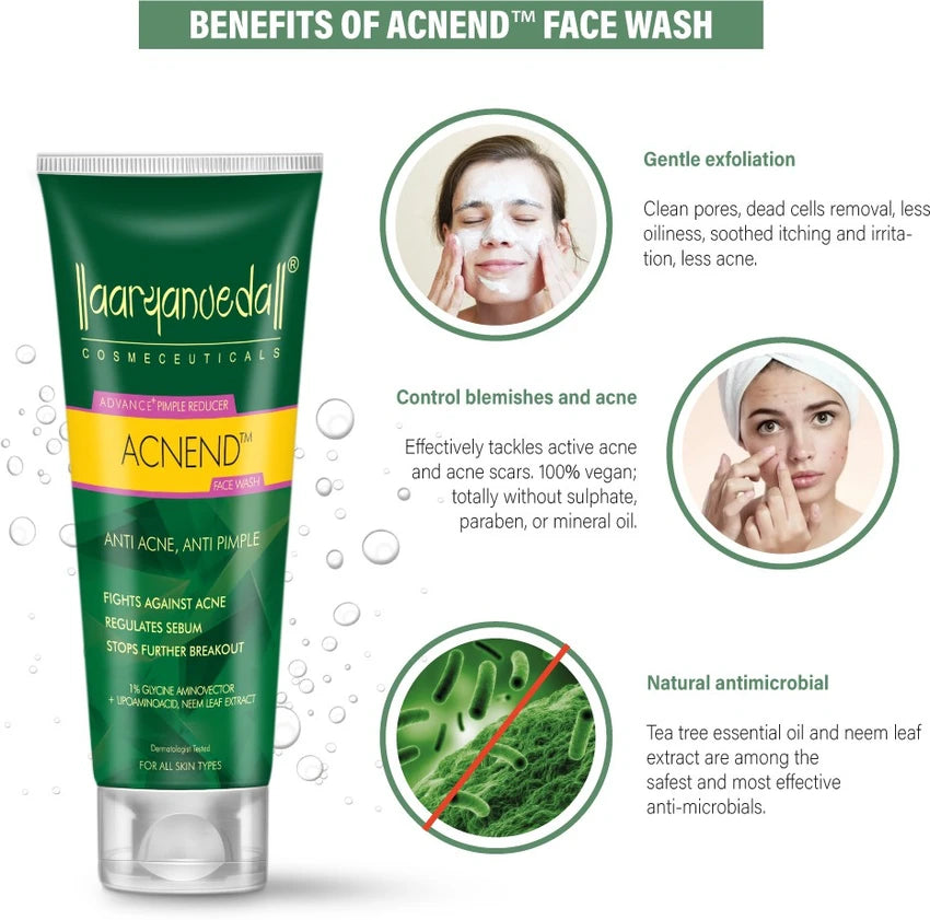 Aryanveda Anti-Acne Face Wash - 60ml