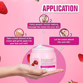 Aryanveda Strawberry & Cranberry Massage Cream - 400g