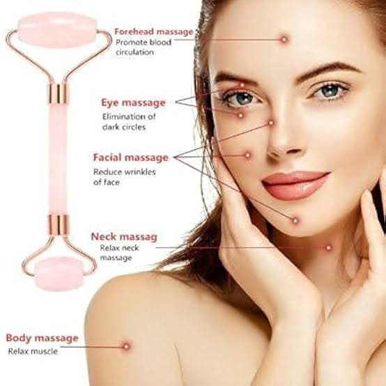 Jade Face Massage Roller - 1pc