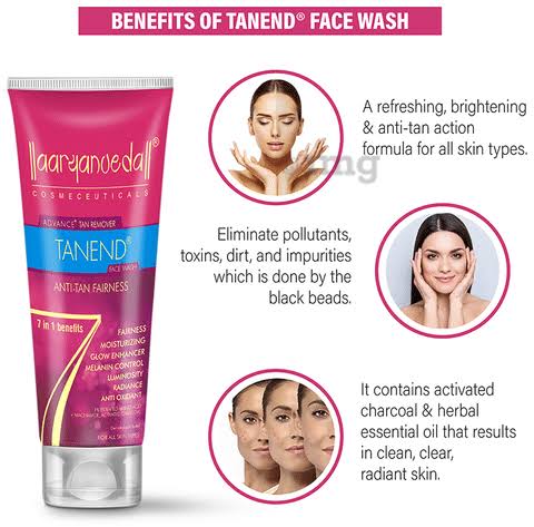 Aryanveda Anti-Tan Face Wash - 60ml