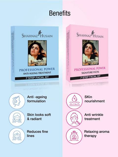 Shahnaz Husain Professional Power Signature Facial Kit - Pack of 7