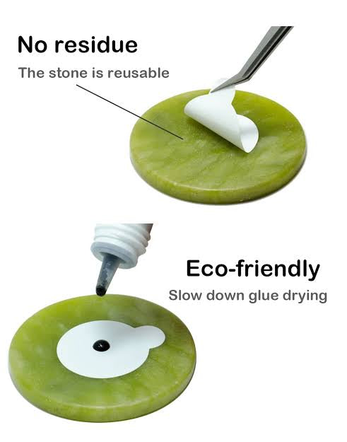 Jade Stone Glue Holder Stand - 1pc