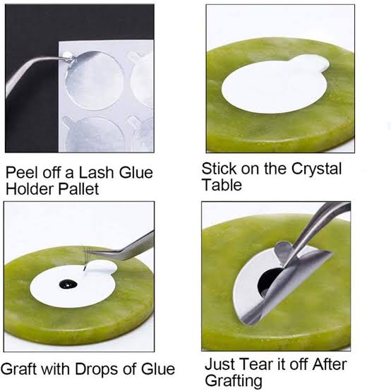 Jade Stone Glue Holder Stand - 1pc