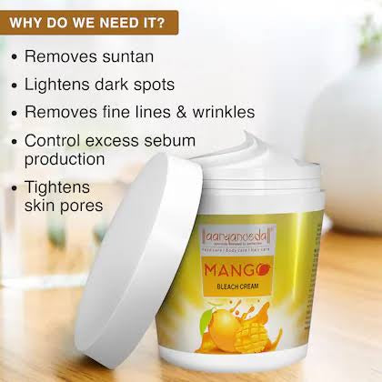 Aryanveda Mango Bleach Cream - 276g