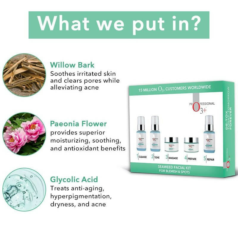 O3+ Seaweed Facial Kit 5 in 1 ( 250gm)