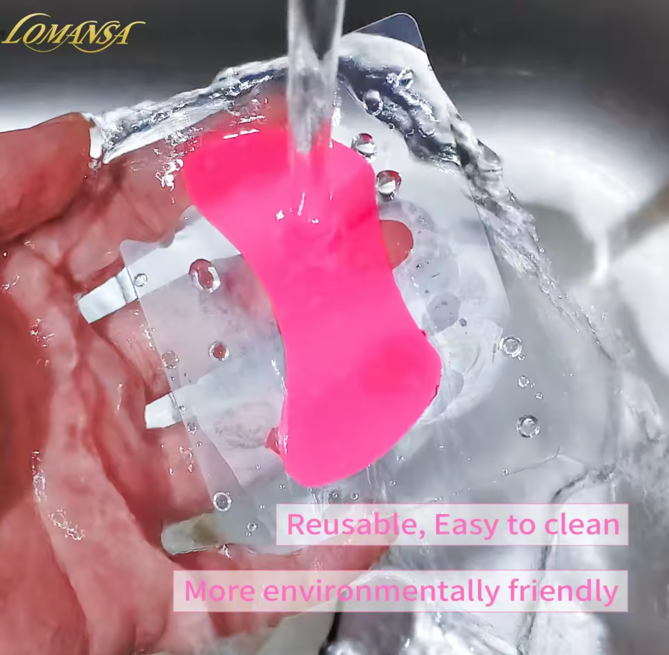 2Pc Silicone Reusable Eye Pads