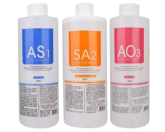Hydro Peel A,B,C solutions 400mls each ( Set of 3)