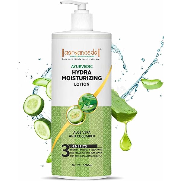 Aryanveda Aloe Vera and Cucumber Moisturiser - 1L