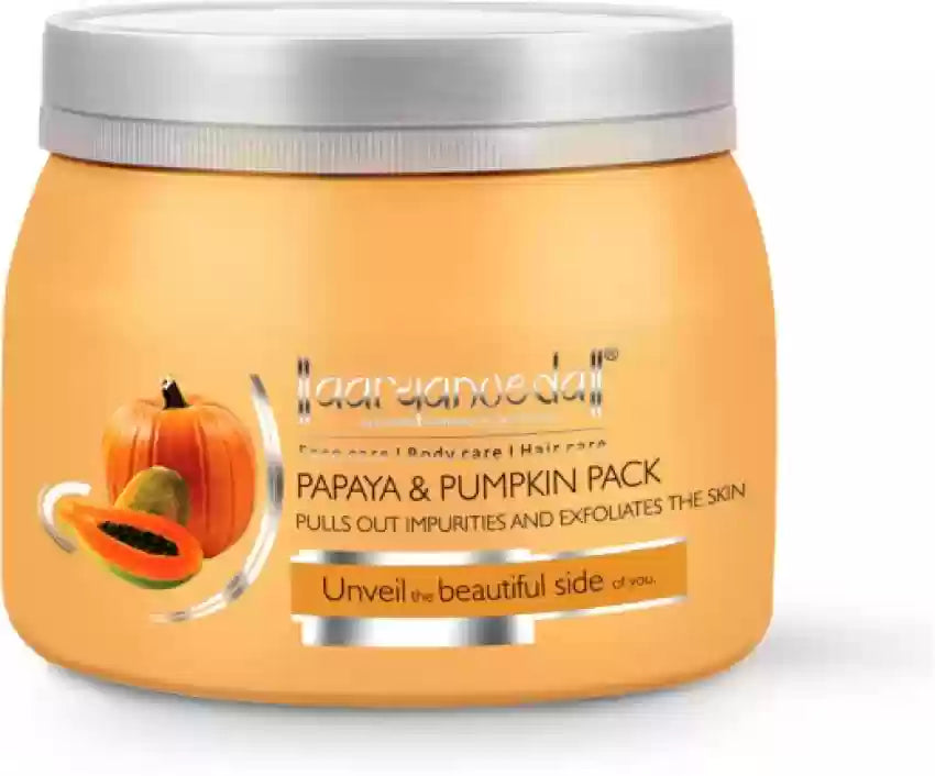 Aryanveda Papaya & Pumpkin Face Pack 400gm