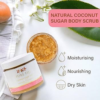 Pure Fiji Sugar Rub 300ml Frangipani Limited Edition