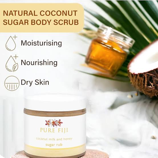 Pure Fiji Sugar Rub 300ml Frangipani Limited Edition