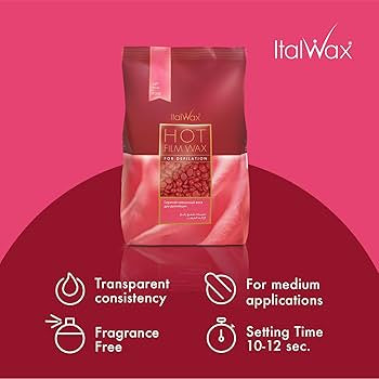 ITALWAX - HARD WAX Red Rose - 1KG Bag ( 6Kgs)