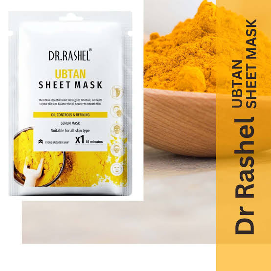Dr. Rashel Sheet Mask Ubtan for Skin Brightening
