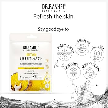 Dr. Rashel Sheet Mask Ubtan for Skin Brightening