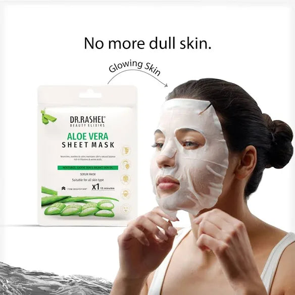 Dr.Rashel Aloe Vera Soothe & Smooth Essence Mask - 1-Mask