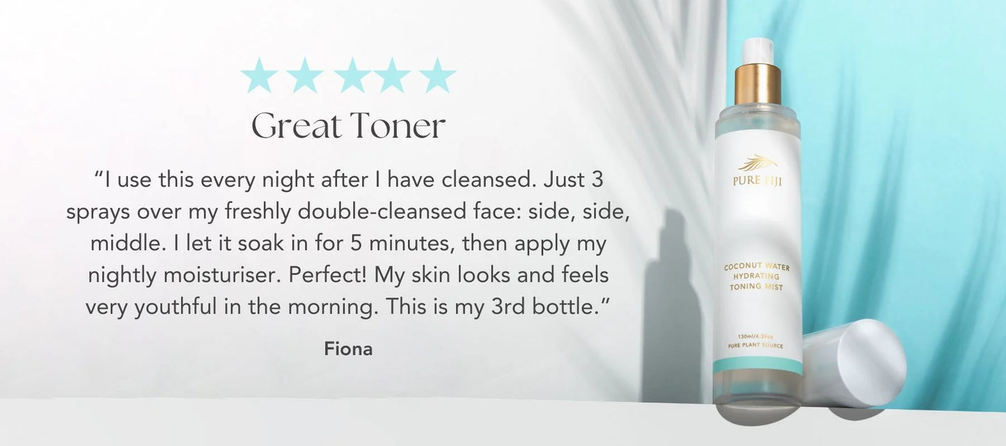 Pure Fiji Coconut Hydrating Toning Mist - 130ml