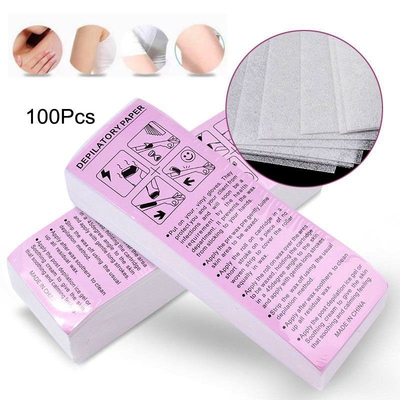Wax Strips Pack of 100 ( small pack) Wholesale