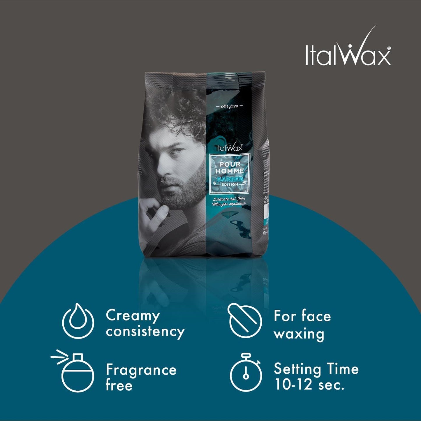 ItalWax Beans Pour Homme Barber Edition (500gm) - Wax for Men