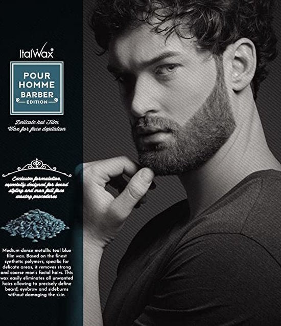 ItalWax Beans Pour Homme Barber Edition (500gm) - Wax for Men