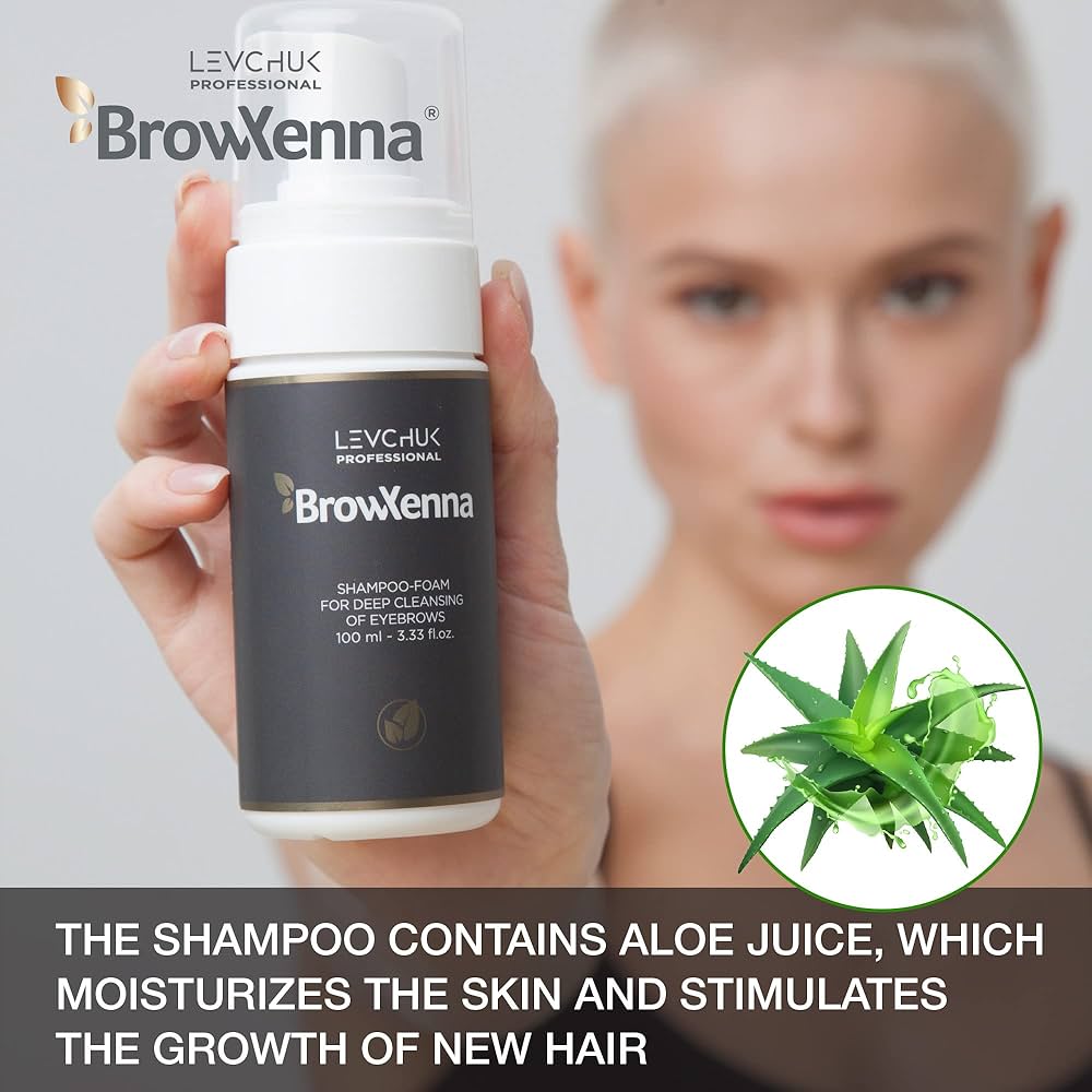 BrowXenna Shampoo and Mineral Solution - 100ml + 50ml