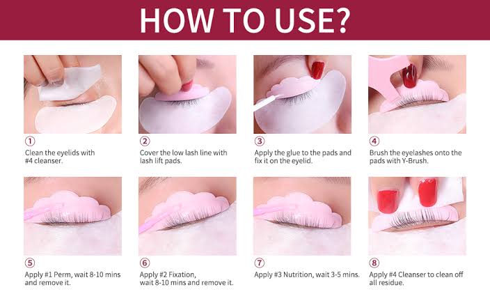 Silicone Eyelash Pads - 10pcs
