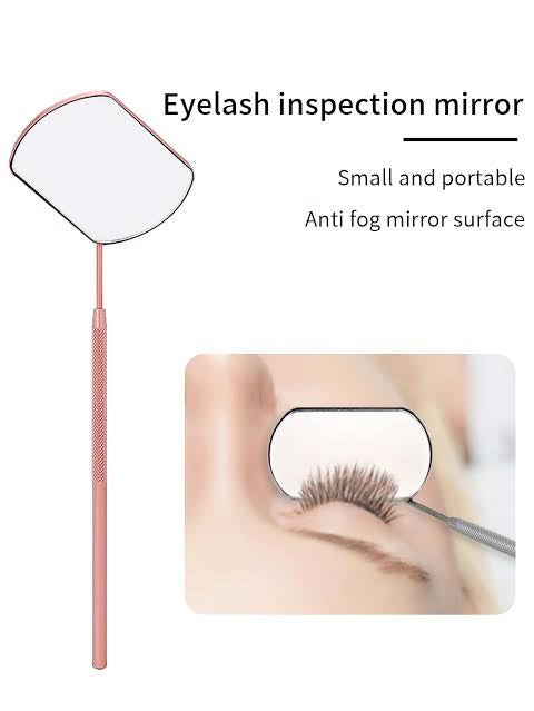 Stainless Steel Lash Extension Mirror - 1pc