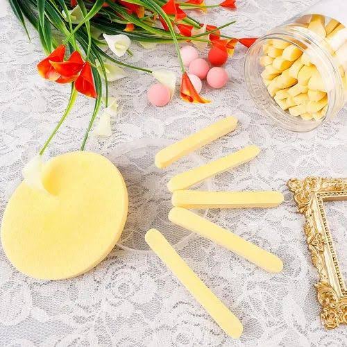 Compressed Facial Sponges - 12pcs