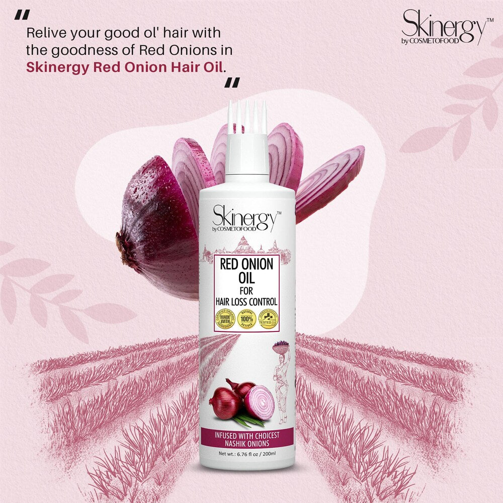 SkinEnergy Red Onion Anti Hair Fall Oil - 200ml