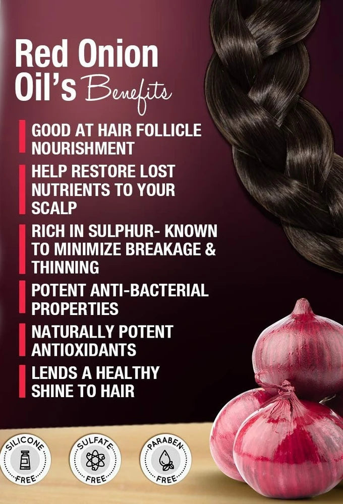 SkinEnergy Red Onion Anti Hair Fall Oil - 200ml