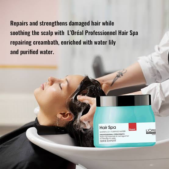 L'Oréal Deep Repairing Hair Spa Creambath Detox Oily Hair - 490g