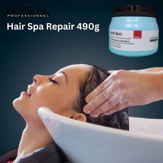 L'Oréal Deep Repairing Hair Spa Creambath Detox Oily Hair - 490g