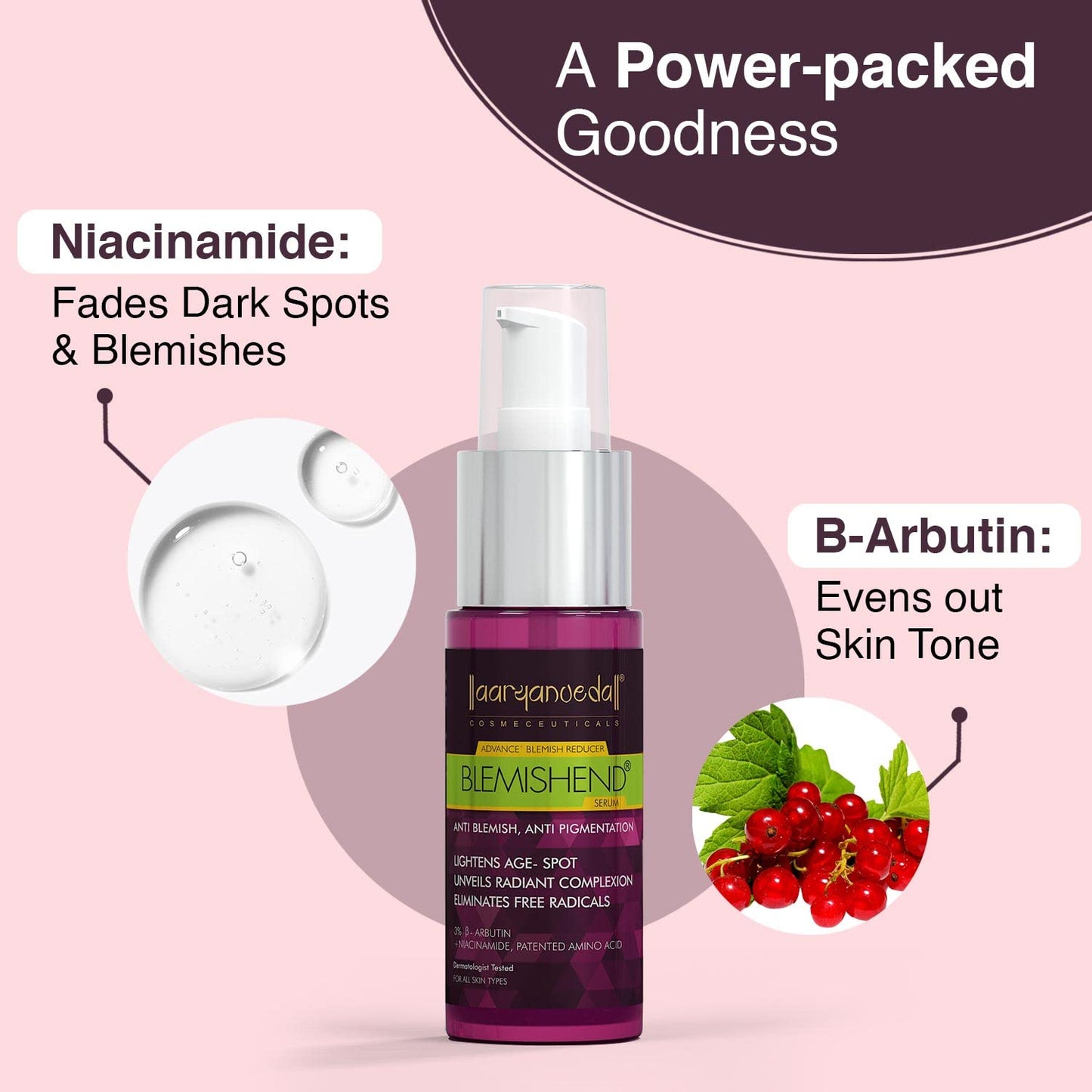 Aryanveda Anti-Blemish Serum , Anti Pigmentation - 50ml