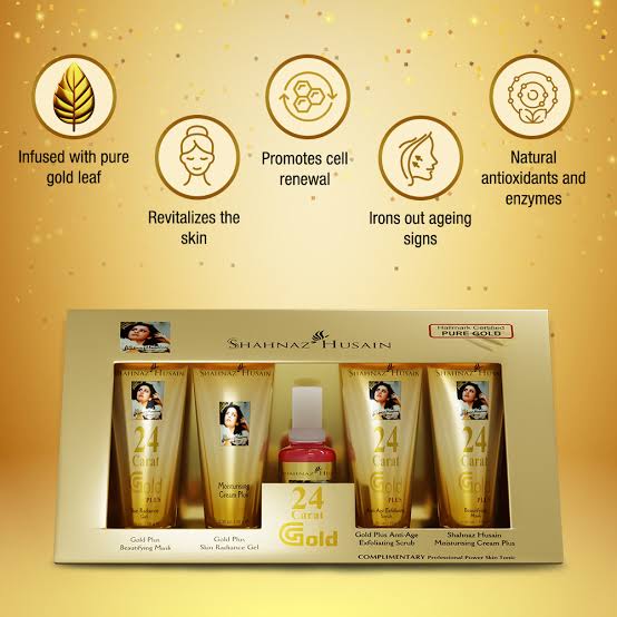 Shahnaz Husain 24 Carat Gold Facial Kit (55gm)