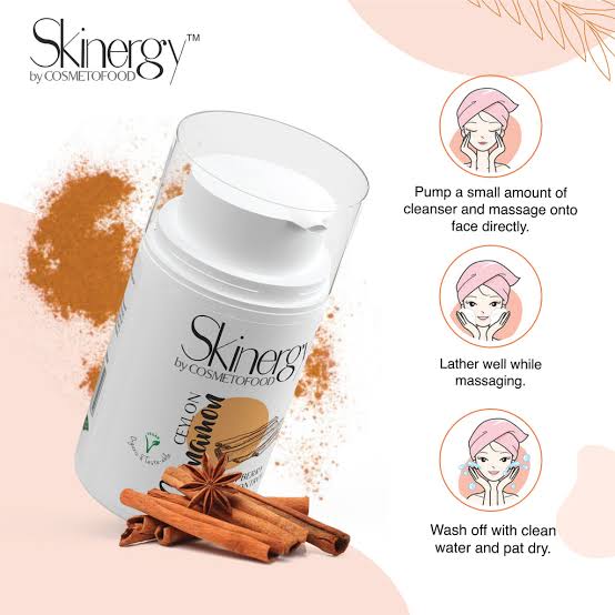 SkinEnergy Cinnamon and Raspberry Acne Cleanser - 50ml