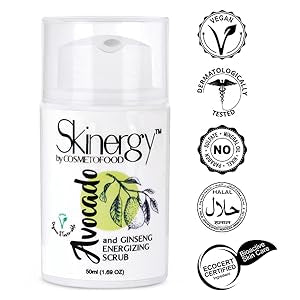 SkinEnergy Avocado and Ginseng Scrub - 50ml