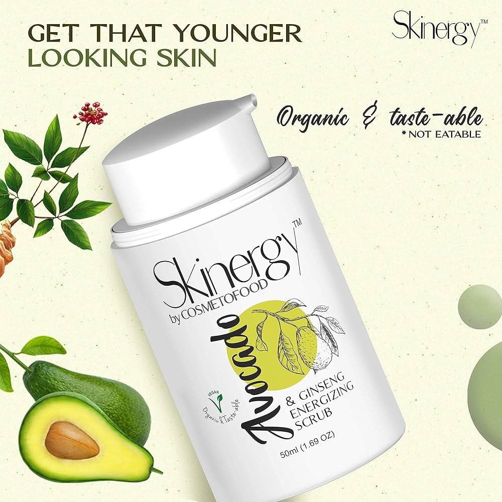 SkinEnergy Avocado and Ginseng Scrub - 50ml